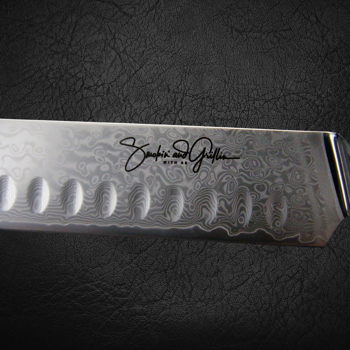 Limited Edition Handmade Damascus 15 Slicer – Bear Smoke BBQ