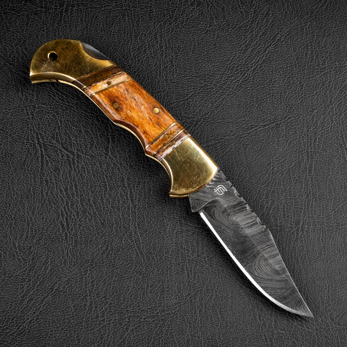 Hemingway Handmade Damascus Steel Pocket Knife – Forseti Steel