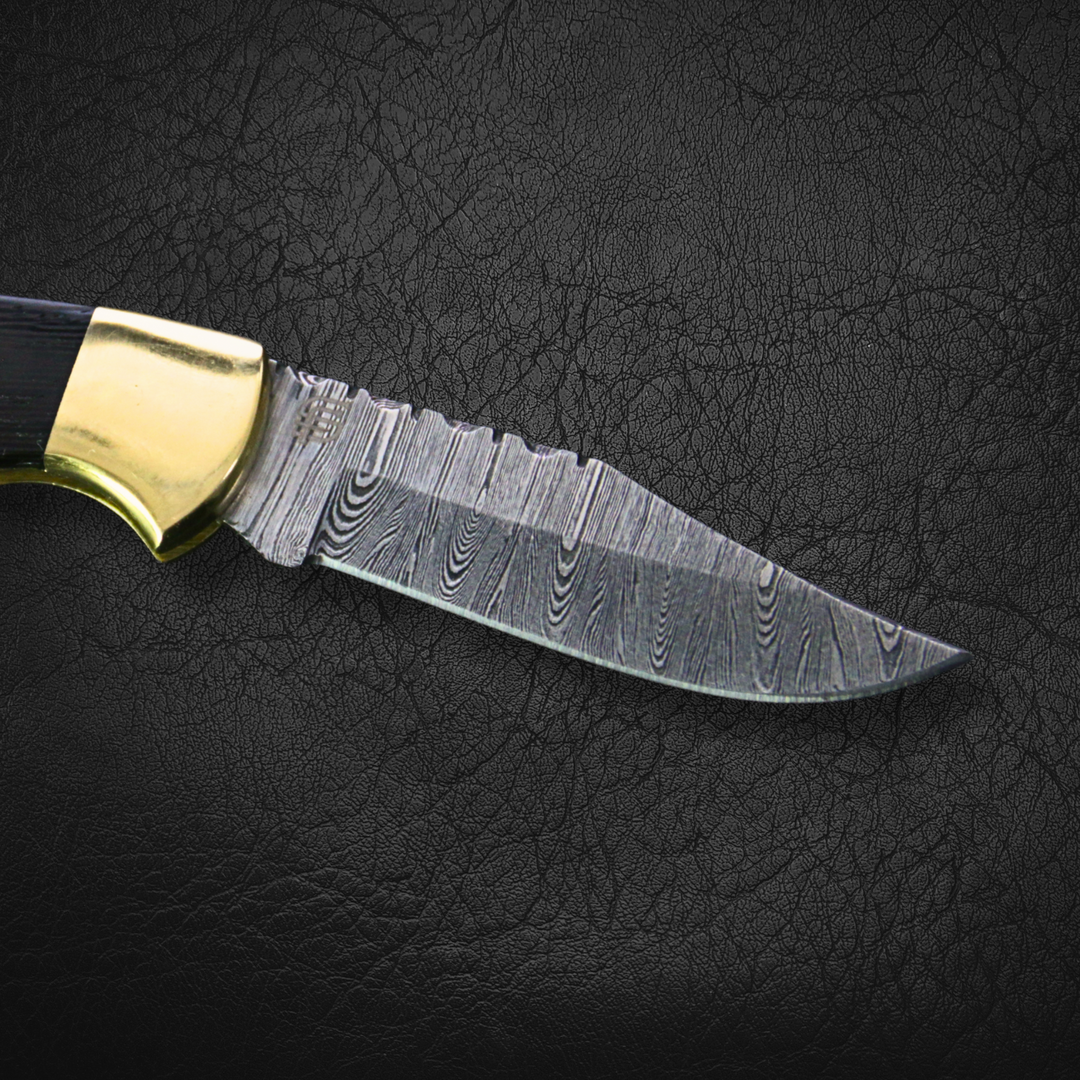 Freuchen EDC Damascus Folding Knife – Forseti Steel