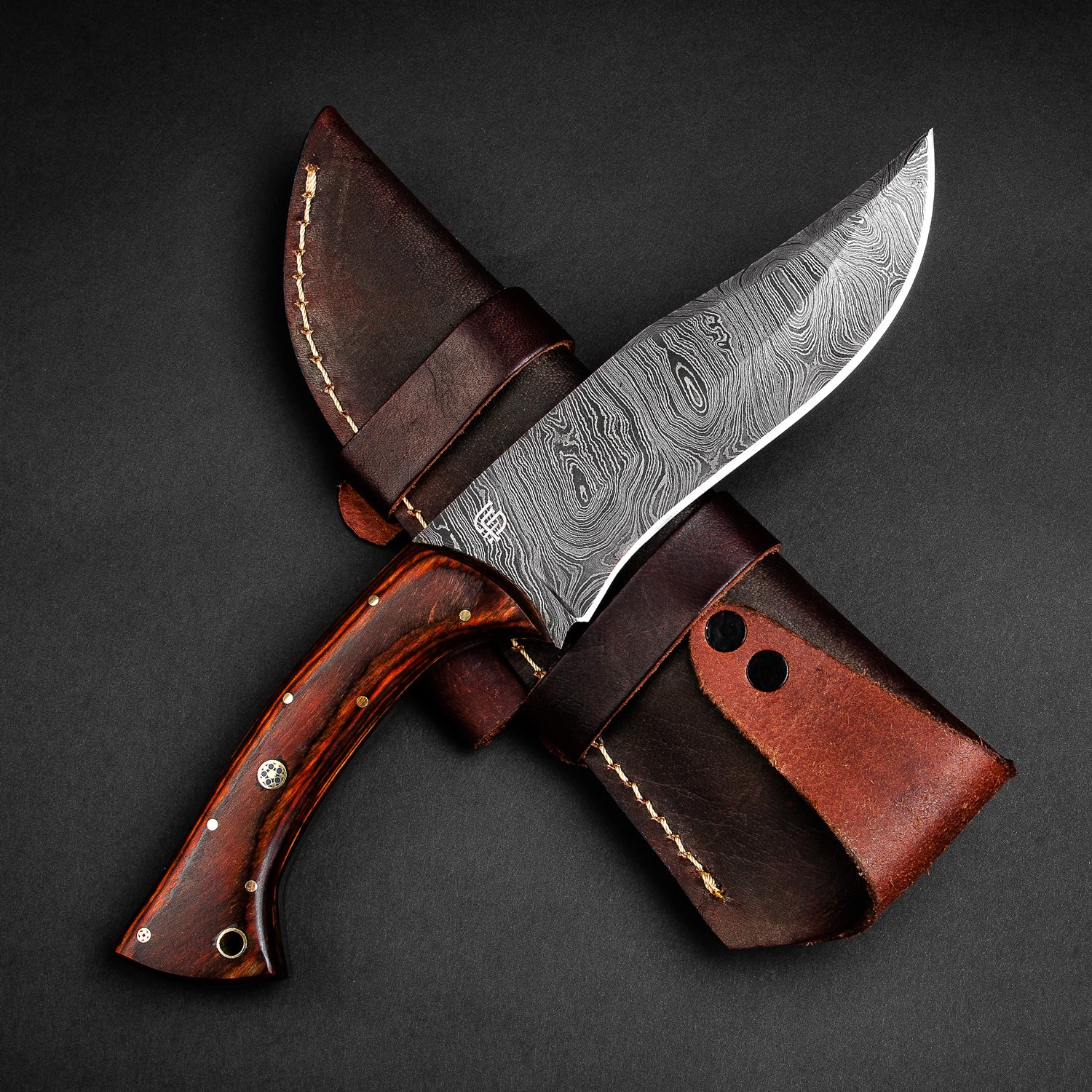 Scythian Handmade Damascus Steel Knife – Forseti Steel